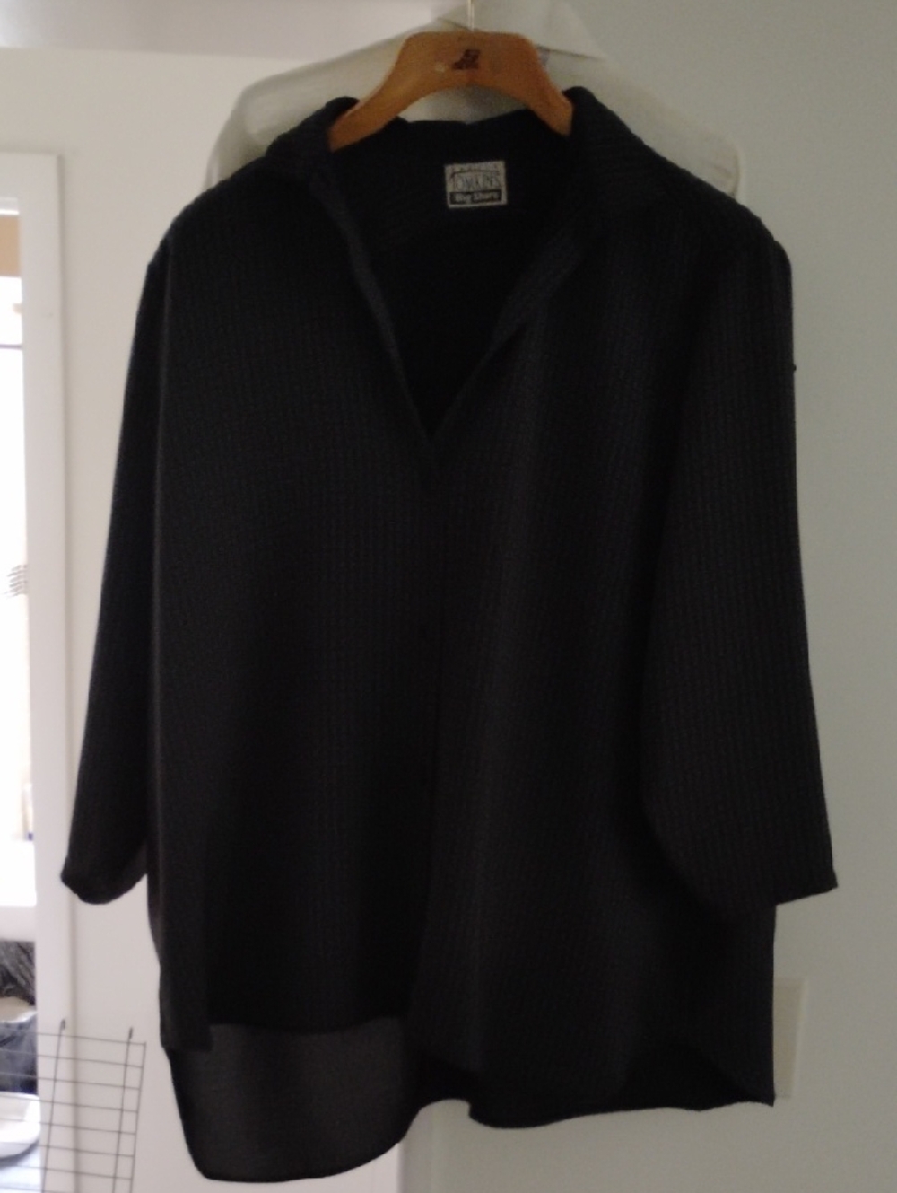 Carolee Black Button-Down Knit Shirt